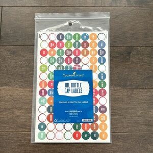 YOUNG LIVING Bottle Label Stickers, YL Essential Oil Coloured Scent Labels, Home